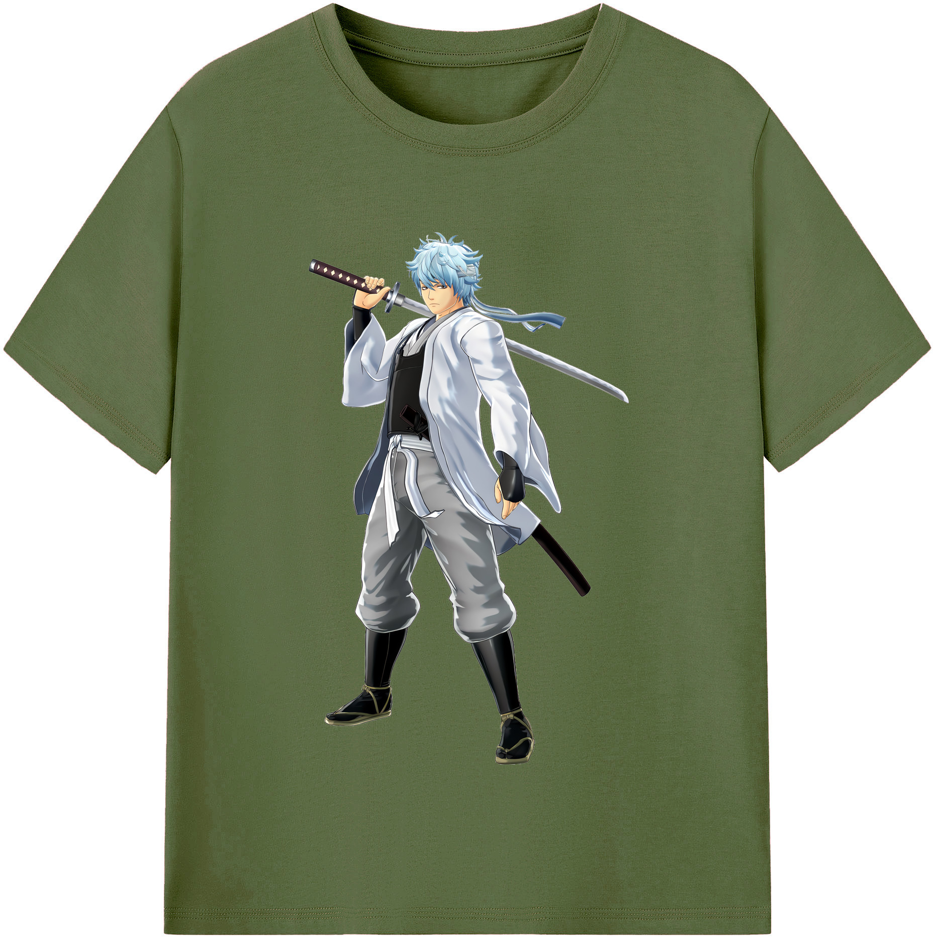 （画像用） ぎんたま 坂田銀時（さかたぎんとき） 神楽 志村新八（しむら しんぱち） GINTAMA Sakata Gintoki Kagura Shimura Shinpachi 綿100％半袖Tシャツ（フロントプリント）